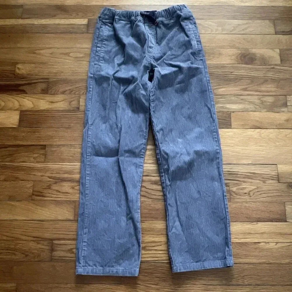 Mini Boden Boy's Gray Drawstring Corduroy Pants Size 11 - Picture 1 of 6